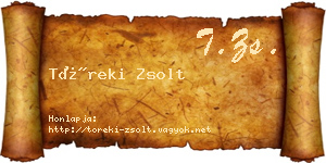 Töreki Zsolt névjegykártya